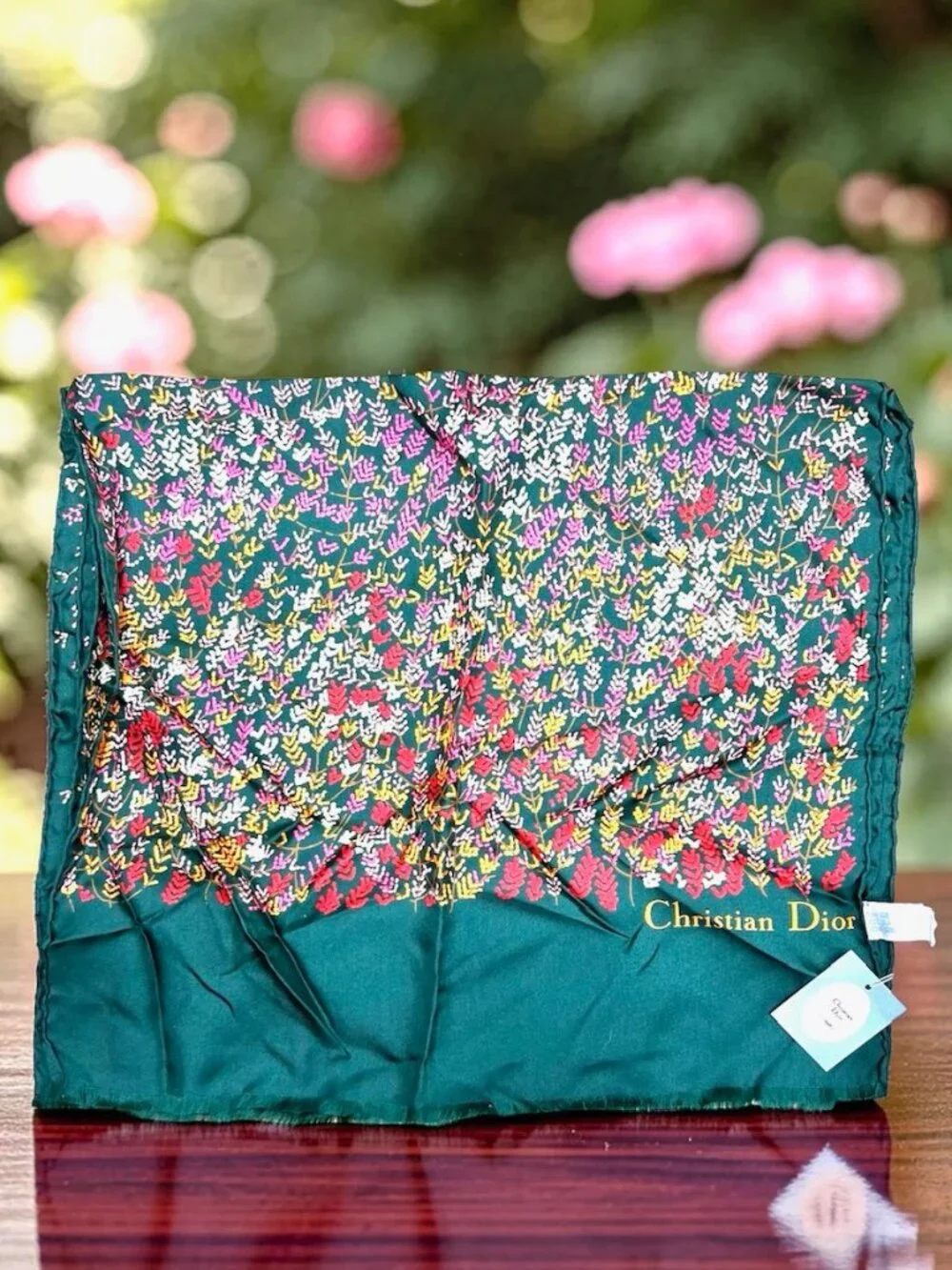 New-Christian Dior silk Satin Scarf 51